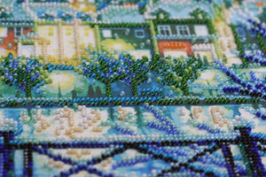 Bead Embroidery Kit Main Bead Embroidery Kit Shining blue