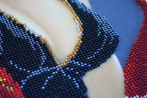 Bead Embroidery Kit Main Bead Embroidery Kit Chess queen