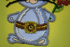 Postcards Bead Embroidery Kit Man's man – 1