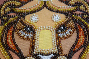 Bead Embroidery Kit Main Bead Embroidery Kit Leo