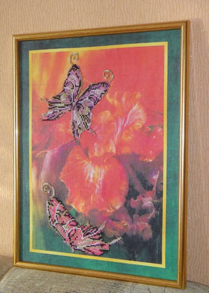 Bead Embroidery Kit Main Bead Embroidery Kit Butterfly