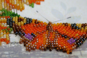 Bead Embroidery Kit Mid-sized bead embroidery kit Sunny mood