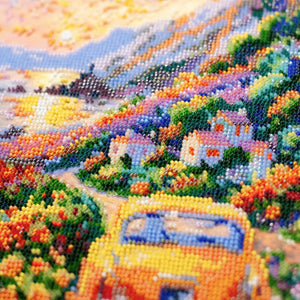 Bead Embroidery Kit Main Bead Embroidery Kit Twilight Over the Sea