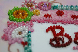 Bead Embroidery Kit Mid-sized bead embroidery kit Baked with love