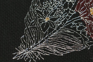 Cross Stitch Kit Cross-stitch kits Feather-1