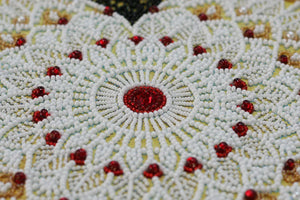 Bead Embroidery Kit Main Bead Embroidery Kit Lace tie