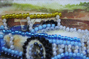 Magnets Bead Embroidery Kit Magnets Bead embroidery kit Retro Car – 2