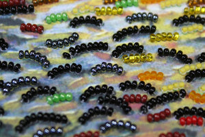 Bead Embroidery Kit Main Bead Embroidery Kit Evening cafe