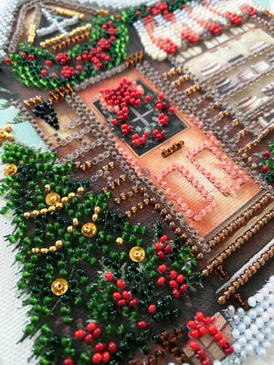 Bead Embroidery Kit Mid-sized bead embroidery kit Time to Celebrate