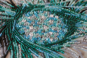 Bead Embroidery Kit Main Bead Embroidery Kit Aquamarine