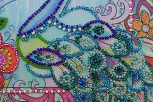 Bead Embroidery Kit Mini Bead embroidery kit Luck bird