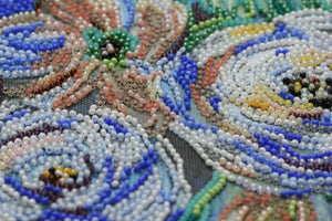 Bead Embroidery Kit Main Bead Embroidery Kit Pastel bouquet