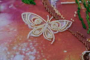 Bead Embroidery Kit Main Bead Embroidery Kit Lilac still life