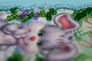 Magnets Bead Embroidery Kit Merry Christmas - 1