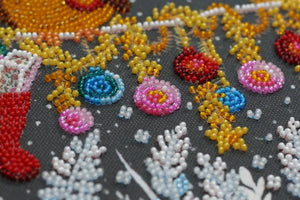 Bead Embroidery Kit Mid-sized bead embroidery kit Owl's gift