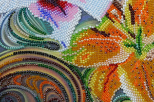 Bead Embroidery Kit Main Bead Embroidery Kit Three virtues