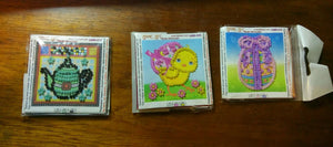 Magnets Bead Embroidery Kit Mini Magnets Bead embroidery kit Turquois kettle