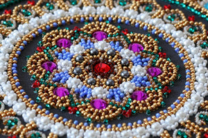 Bead Embroidery Kit Main Bead Embroidery Kit Mandala