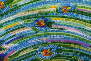 Bead Embroidery Kit Main Bead Embroidery Kit Emerald whirlpool