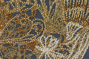 Bead Embroidery Kit Main Bead Embroidery Kit Moon filigree