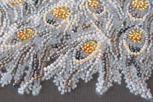 Bead Embroidery Kit Main Bead Embroidery Kit Gold in silver