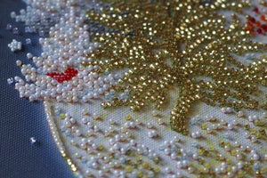 Bead Embroidery Kit Main Bead Embroidery Kit Christmas tale