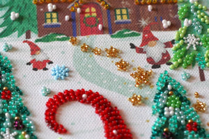 Bead Embroidery Kit Main Bead Embroidery Kit Visiting the Dwarfs