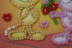 Magnets Bead Embroidery Kit Magnets Bead embroidery kit I love you