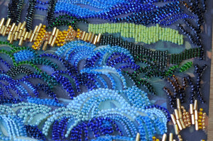 Bead Embroidery Kit Main Bead Embroidery Kit There behind the waterfall