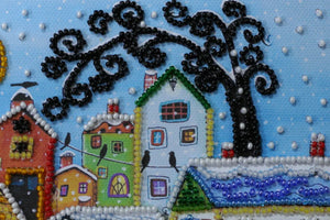 Bead Embroidery Kit Mini Bead embroidery kit Bright houses