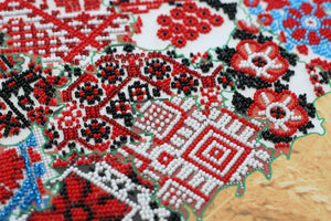 Bead Embroidery Kit Main Bead Embroidery Kit Embroidered Ukraine