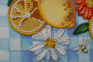 Bead Embroidery Kit Mini Bead embroidery kit The summer limons
