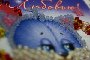 Magnets Bead Embroidery Kit Magnets Bead embroidery kit Rabbits love