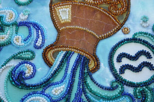 Bead Embroidery Kit Main Bead Embroidery Kit Aquarius