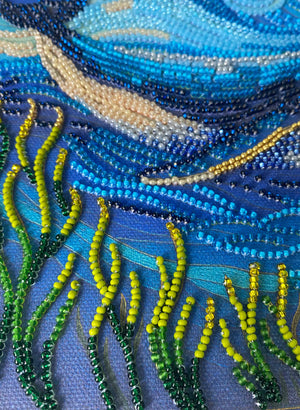 Bead Embroidery Kit Mid-sized bead embroidery kit The grandeur of the depths
