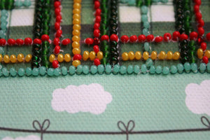 Postcards Bead Embroidery Kit Postcard Bead embroidery kit Gentleman's set
