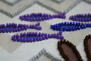 Bead Embroidery Kit Mid-sized bead embroidery kit At the bottom of the sea