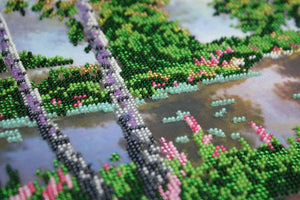 Bead Embroidery Kit Main Bead Embroidery Kit Morning haze
