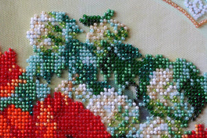 Bead Embroidery Kit Main Bead Embroidery Kit Poppies and buldenezh