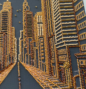 Bead Embroidery Kit Main Bead Embroidery Kit City of dreams