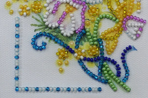 Postcards Bead Embroidery Kit Postcard Bead embroidery kit Spring gift