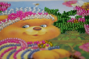 Bead Embroidery Kit Mini Bead embroidery kit Mothers and daughters