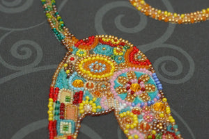 Bead Embroidery Kit Main Bead Embroidery Kit Kitty