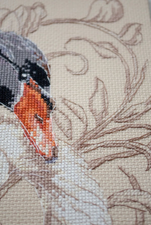 Cross Stitch Kit Cross-stitch kits Swans of love