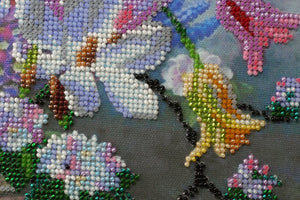 Bead Embroidery Kit Main Bead Embroidery Kit Purple twilight