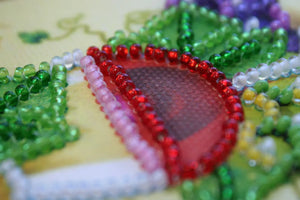 Magnets Bead Embroidery Kit Magnets Bead embroidery kit Glass of wine