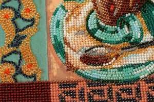 Bead Embroidery Kit Mid-sized bead embroidery kit Mocha
