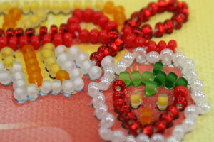 Magnets Bead Embroidery Kit Magnets Bead embroidery kit Wild strawberry