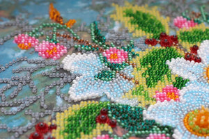 Bead Embroidery Kit Main Bead Embroidery Kit Christmas bouquet