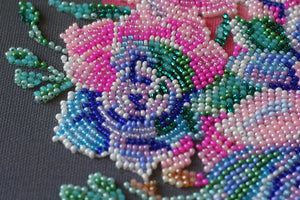 Bead Embroidery Kit Main Bead Embroidery Kit Moon flowers